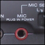 TCD-7 microphone socket - Plug in Power